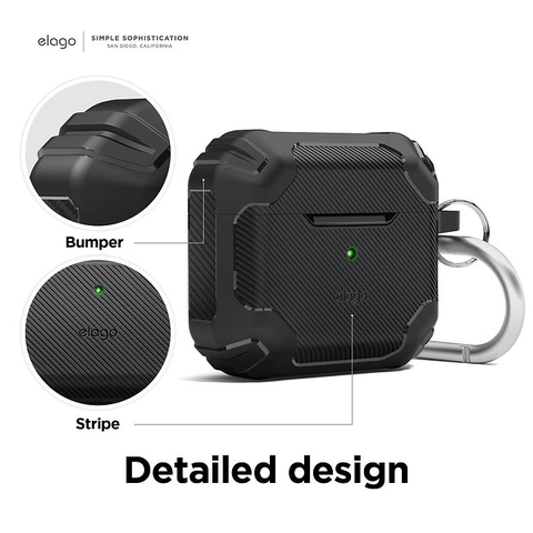 Ốp lưng ELAGO Solid Armor Case AirPods 3