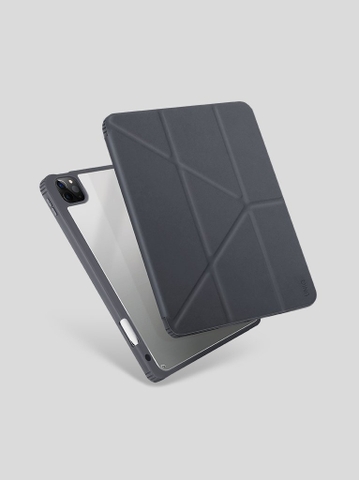 Ốp lưng UNIQ iPad Pro 12.9 inch 2021 Moven Antimicrobial Grey