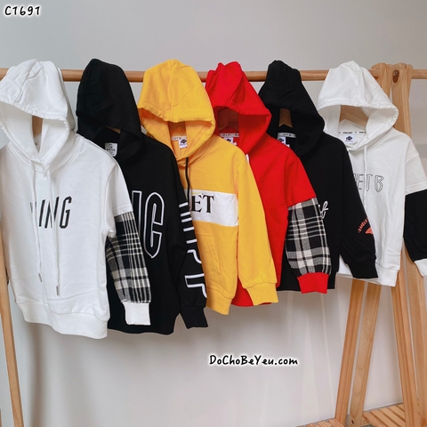 Áo hoodie cho bé trai 2-6 tuổi