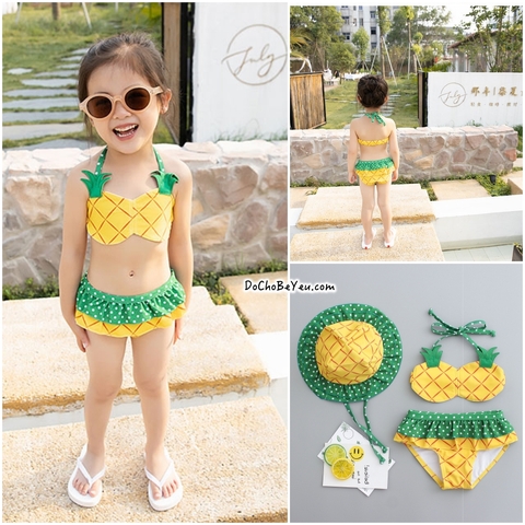 Bikini cho bé gái 1-2-3-4-5-6 tuổi