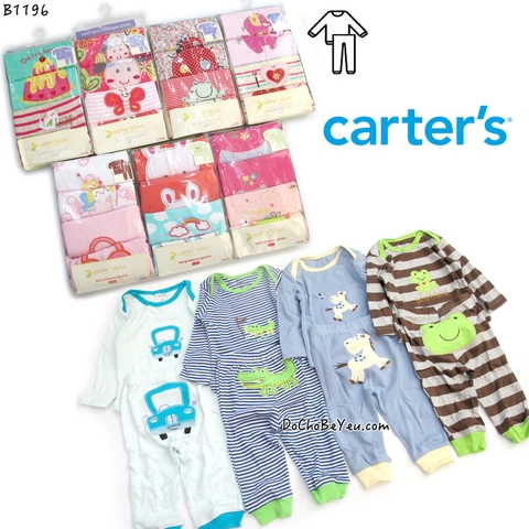 Bộ đồ ngủ tay dài quần dài Carter cho bé sơ sinh