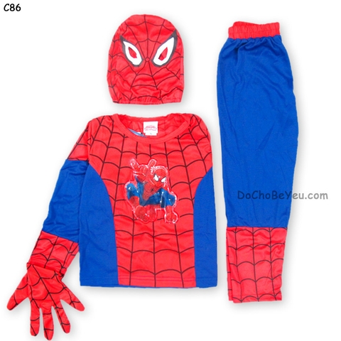 Bộ bé trai  Spiderman có đèn