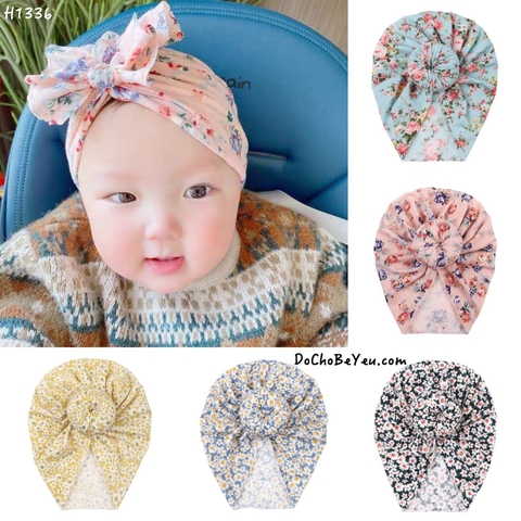 Nón turban cho bé sơ sinh đến 2-3 tuổi