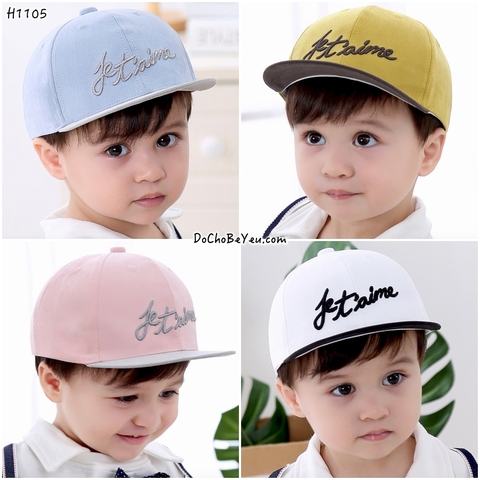 Nón snapback cho bé 1-2-3 tuổi