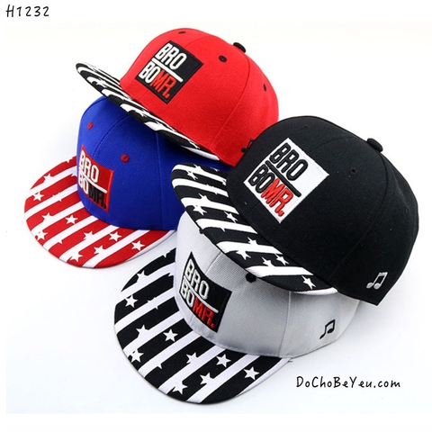 Nón snapback cho bé trai