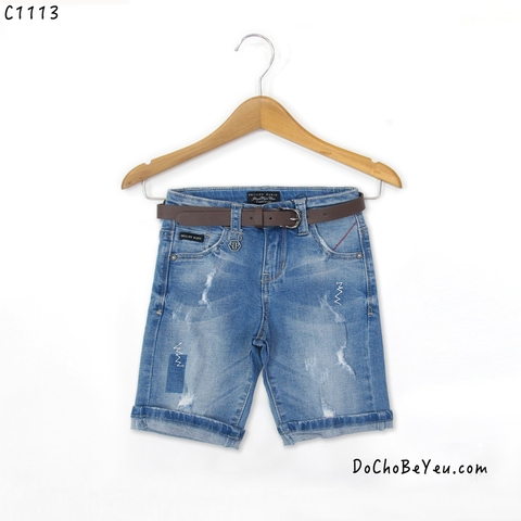 Quần short jean trẻ em