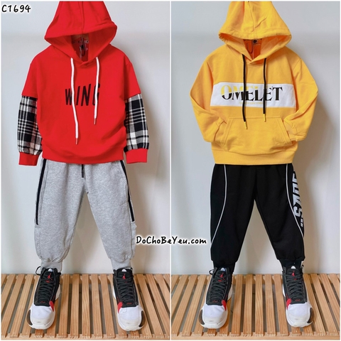 Quần thun jogger cho bé trai 2-7 tuổi