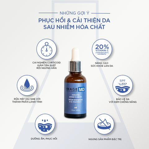 TINH CHẤT LÀM SÁNG, GIẢM NẾP NHĂN IMAGE MD RESTORING POWER-C SERUM