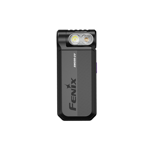 Đèn mini FENIX SW05R-UV sáng 150 lumen chiếu xa 39m tích hợp UV nam châm đuôi