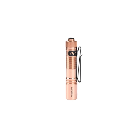 Đèn pin ACEBEAM POKELIT AA COPPER độ sáng 500lm chiếu xa 80m pin 14500 độ hoàn màu cao