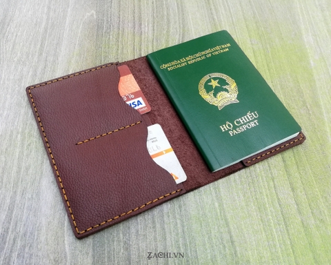 Ví passport da bò handmade