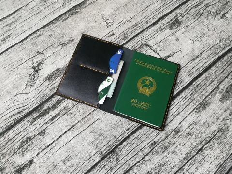 Ví passport da bò handmade