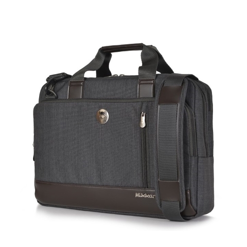 Mikkor The Ralph Briefcase Graphite