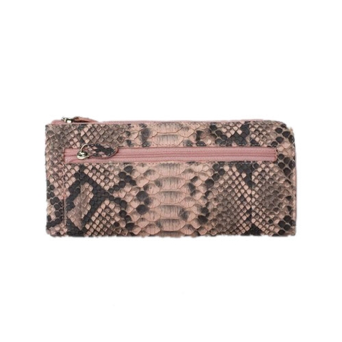 Python Skin Wallet Pink