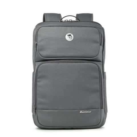 Balo laptop Mikkor The Ives Light Grey