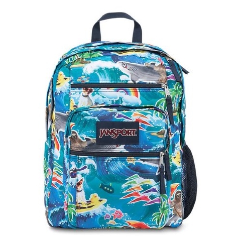 Jansport Big Student Backpack Multi Wet Sloth