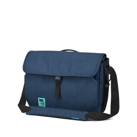 Túi đeo chéo Mikkor The Mina Laptop Bag 14 Inch Navy 2/Tone