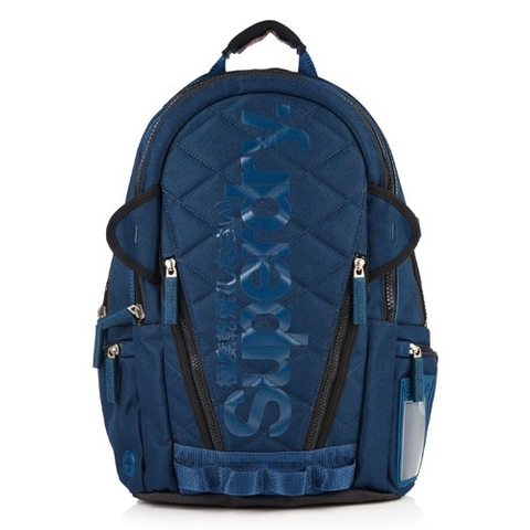 Superdry Quilted Tarp Backpack Navy