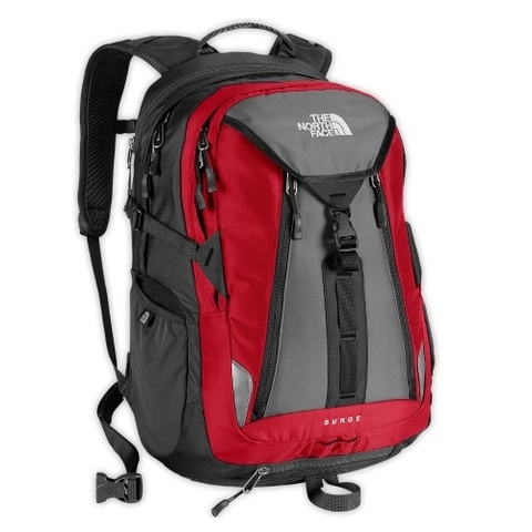 The North Face Surge Backpack Red