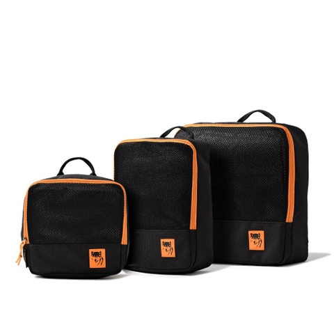 Bộ túi phụ kiện du lịch Mikkor Black/Orange