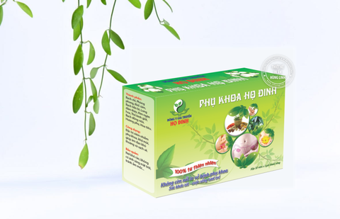 Vỏ hộp thuốc phụ khoa họ Đinh