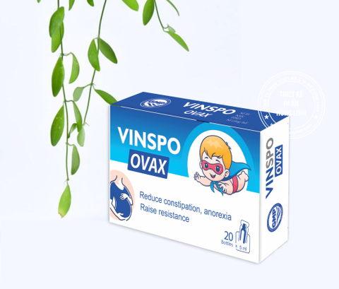 In hộp thuốc tăng đề kháng cho mẹ và bé ovax