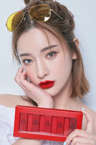 3CE RED RECIPE LIP COLOR MINI KIT