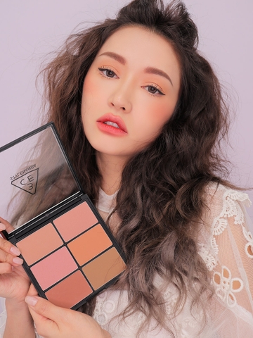 3CE PRO MULTI BLUSH COLOR PALETTE #SOFTENER