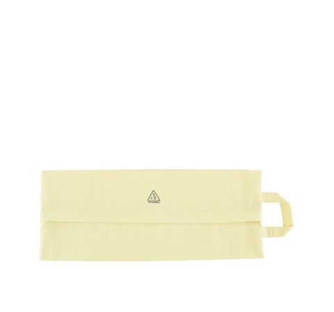 3CE AIRY NYLON POUCH_LARGE #YELLOW