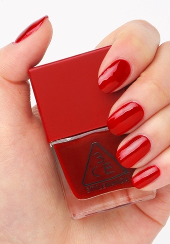 3CE RED RECIPE LONG LASTING NAIL LACQUER #RD10