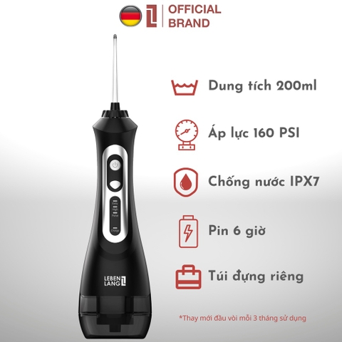 Tăm Nước Lebenlang LBT1486 (Model 2022 ) - Hàng Chính Hãng