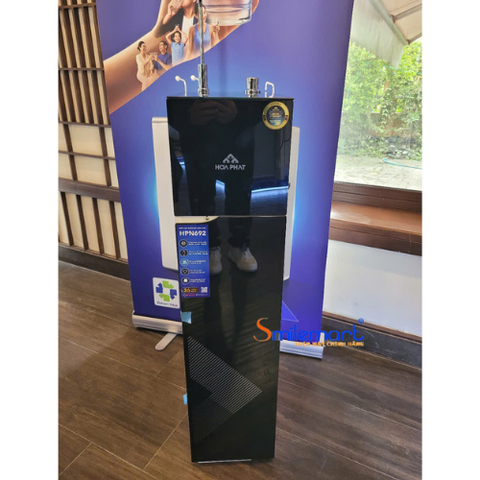 ( Miễn phí lắp đặt + tặng lõi thô) Máy lọc nước RO nóng nguội lạnh Hòa Phát HPN692 siêu mỏng, 10 lõi lọc - Bảo hành 36 tháng