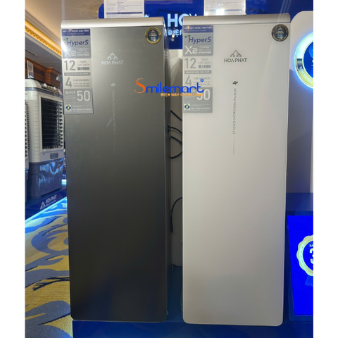 (Miễn phí lắp đặt + Tặng 3 lõi thô) Máy lọc nước Hòa Phát Hydrogen ion kiềm RO nóng lạnh HyperS HPA886 / HPA885 12 lõi lọc - Bảo hành 36 tháng