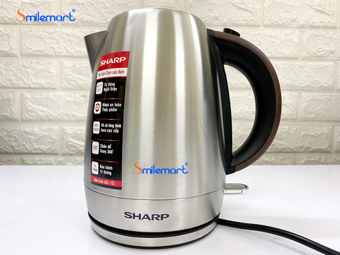 Ấm đun siêu tốc Sharp 1.7 lít EKJ-17EVSD-WD