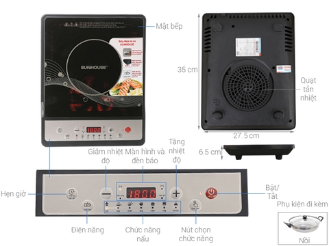 Bếp từ Sunhouse SHD6149