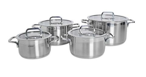 Bộ nồi inox cao cấp Cookever 4 chiếc