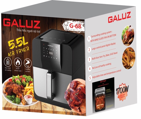 Nồi chiên không dầu 5,5 lít GALUZ - G68
