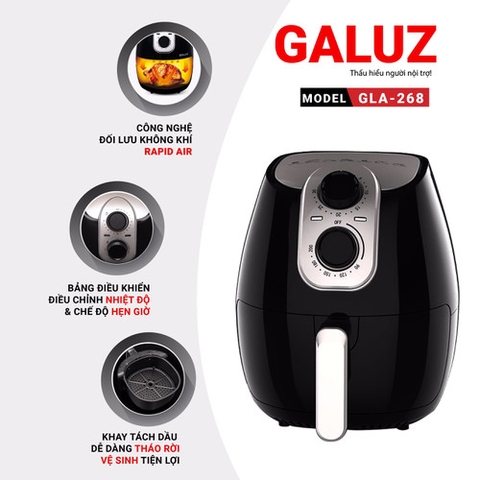 Nồi chiên không dầu Galuz GLA 268