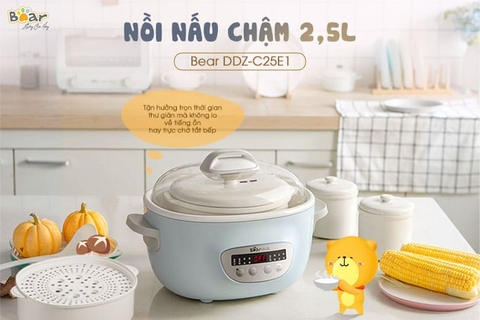 Nồi nấu chậm đa năng Bear DDZ-C25E1