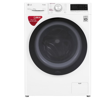 Máy giặt LG Inverter 8.5 kg FV1408S4W (Trắng)/ FV1408S4V (Xám)