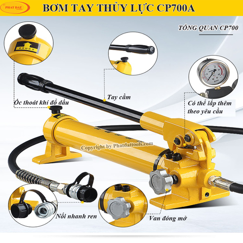 Bơm tay thủy lực CP700