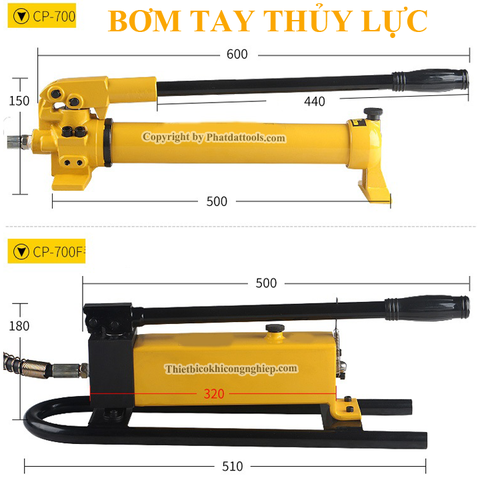 Bơm tay thủy lực CP700