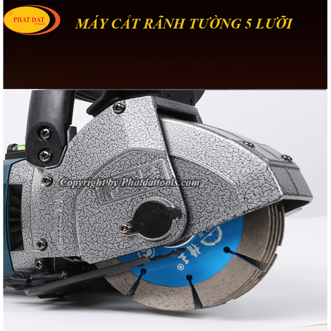 Máy cắt rãnh tường 5 lưỡi Mige