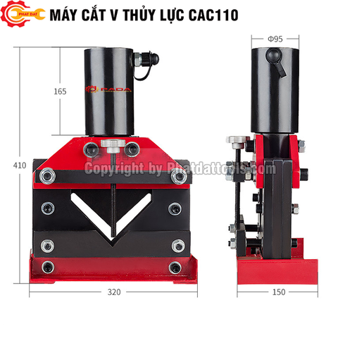 Máy cắt thép góc V CAC100