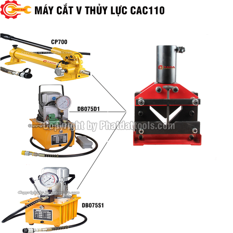 Máy cắt sắt V thủy lực CAC110