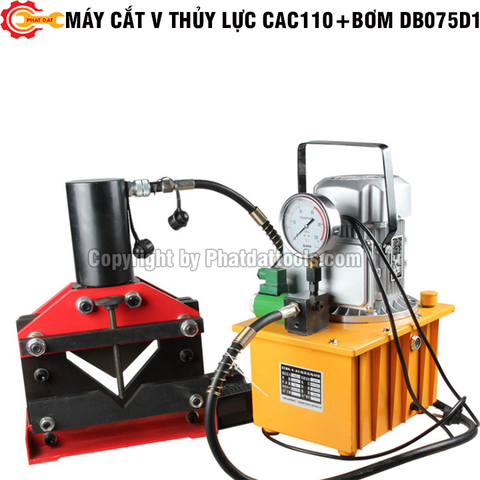 Máy cắt sắt V thủy lực CAC110