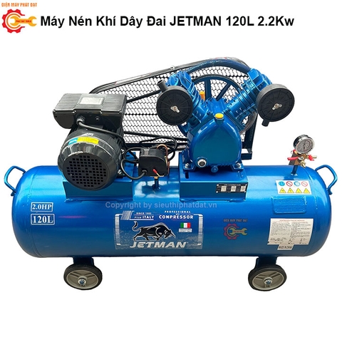 Máy Nén Khí Dây Đai JETMAN PK-20120 2.2KW 120L