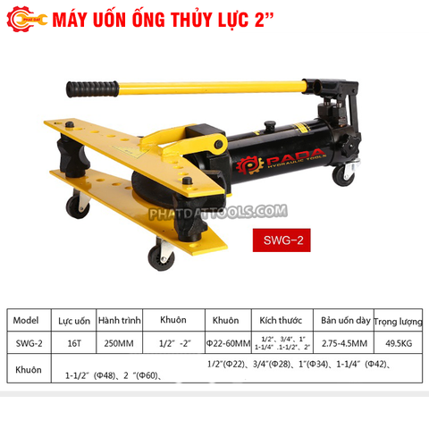 Máy uốn ống thủy lực SYW4