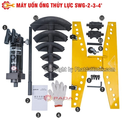 Máy uốn ống thủy lực SYW4