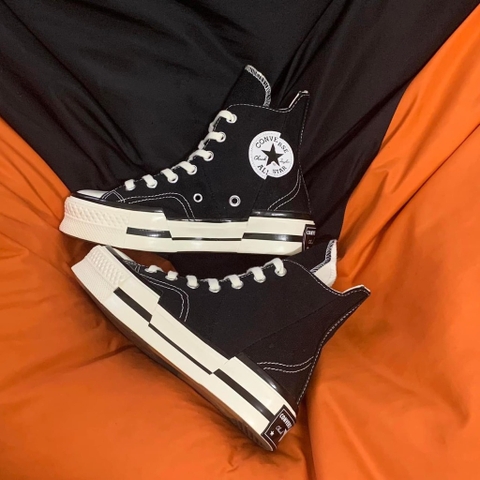 Converse chuck 70 plus cao cổ vải đen CCVD086